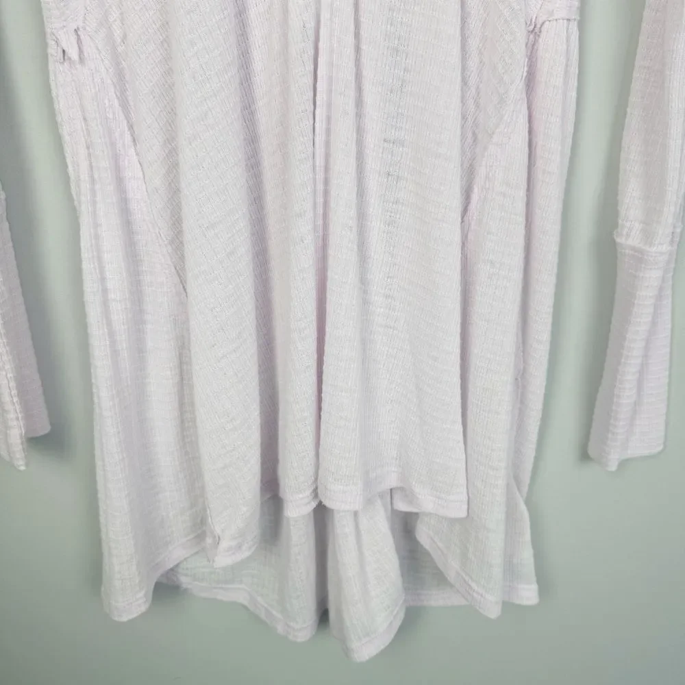 FREE PEOPLE | WE THE FREE Oversized Citrine Henley Long Sleeve Top Women’s XS